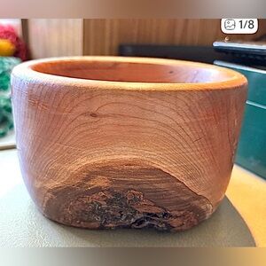 Large Handcrafted Live Edge Decor Bowl